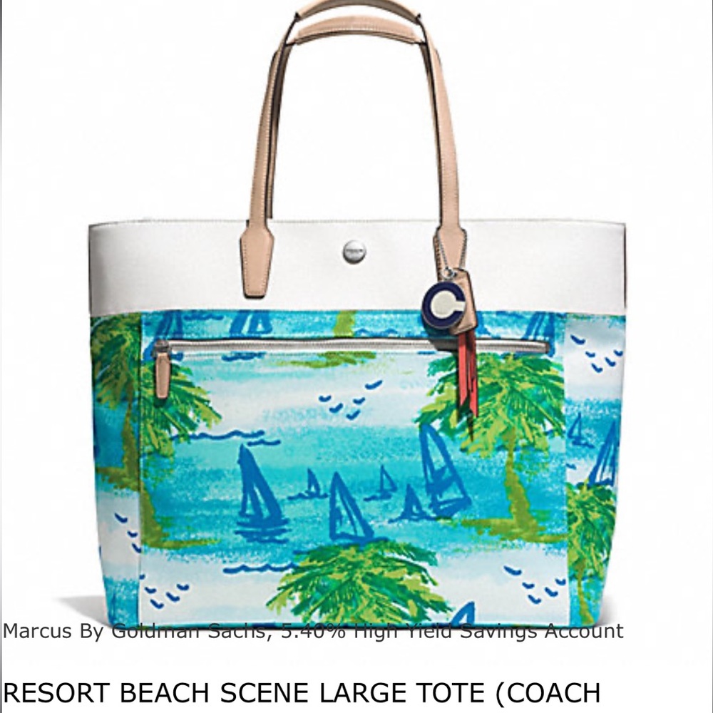 Coach brand new with tags over 300$ perfect for summer vacay!!!